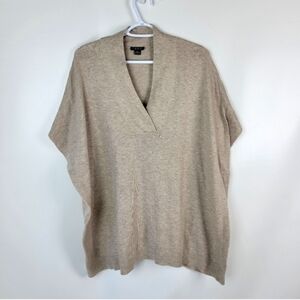 IMAN Knit Wool Cashmere Poncho Sweater Sz M/L